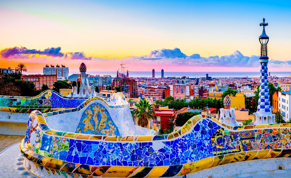 Parc Güell, Barcelona (410 Piece Wooden Jigsaw Puzzle)