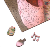 Custom Puzzle - Happy Hanukkah - Nautilus Puzzles - Wooden Jigsaw Puzzles For Adults