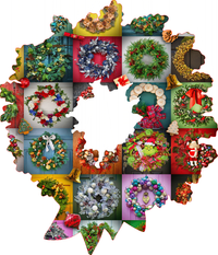 Shaped Christmas Mini Wooden Puzzle