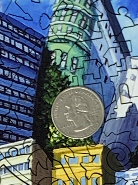 San Francisco - City By the Bay (Wooden Jigsaw Puzzle)