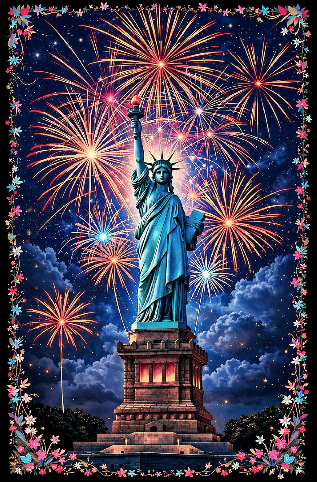 Lady Liberty | Wooden Jigsaw Puzzle | 461 Pieces | Nautilus Puzzles Lady Liberty | Wooden Jigsaw Puzzle | 461 Pieces | Nautilus Puzzles
