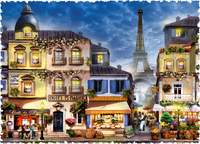 Memories of Paris (500 Piece Wooden Jigsaw Puzzle) - Nautilus Puzzles - Wooden Jigsaw Puzzles For Adults