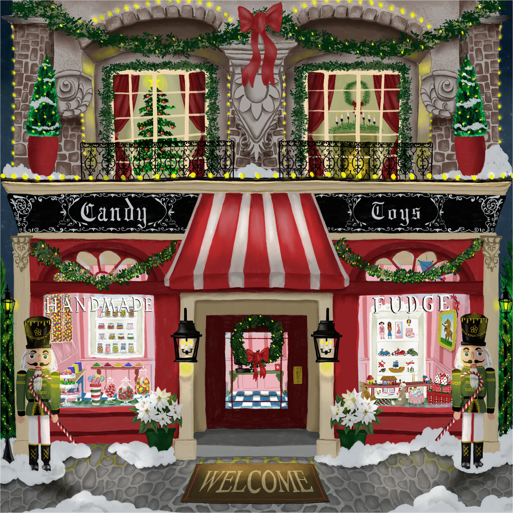 noel  what we want WWW_KUMIKOSHADE_ The Christmas Shoppe (482 Piece Wooden Jigsaw Puzzle) | Nautilus