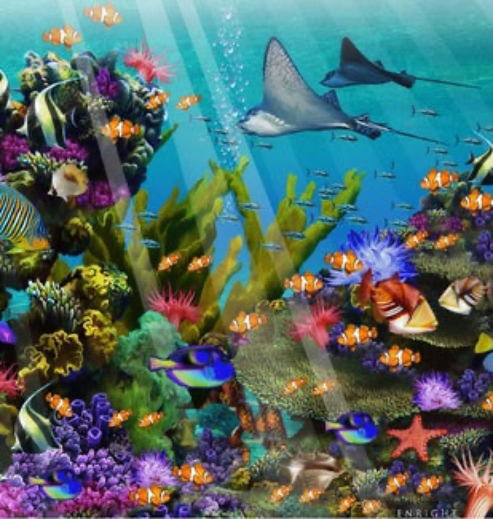 Colorful Coral Kingdom (505 Piece Wooden Jigsaw Puzzle) | Nautilus