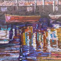 Stave wooden puzzles