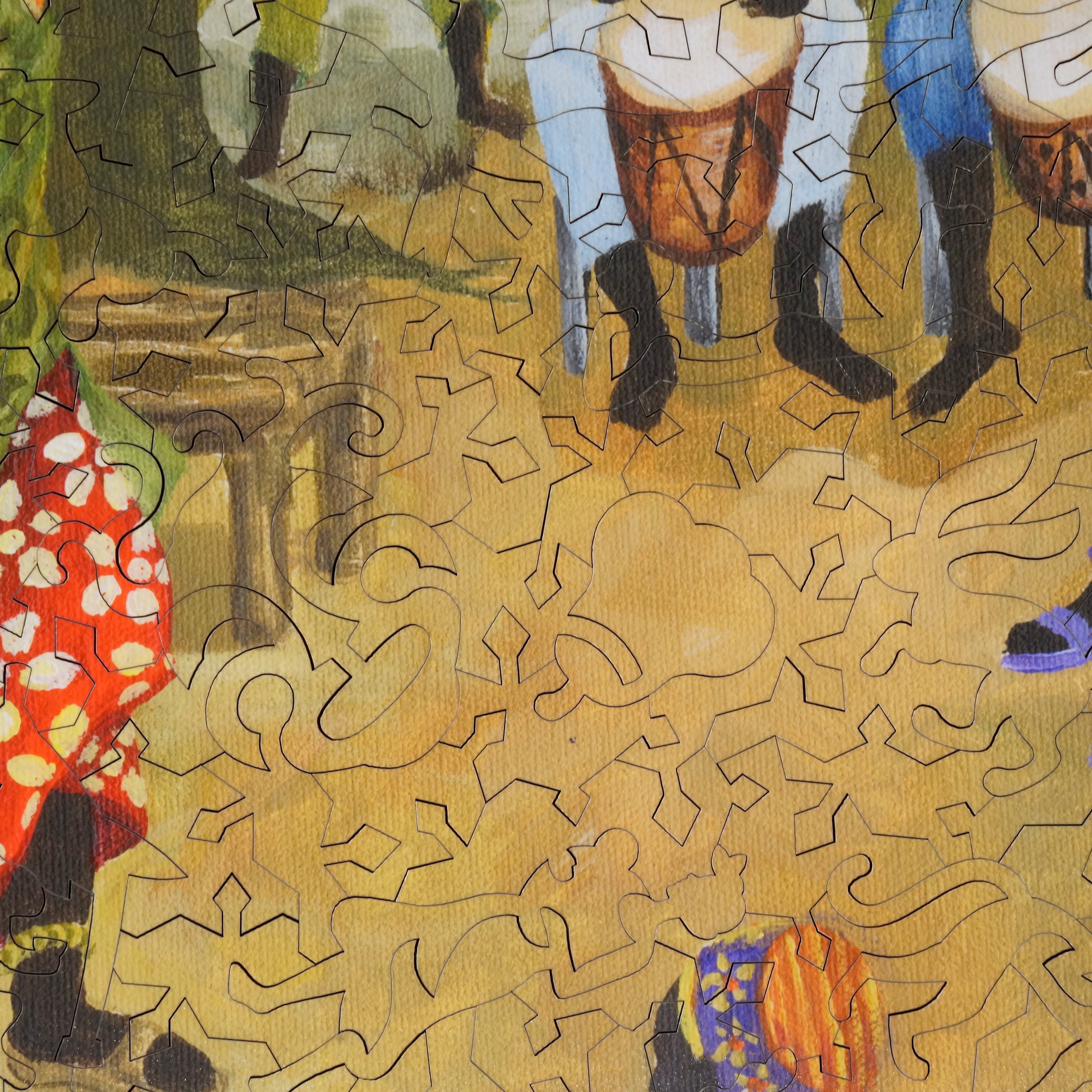 Stave wooden jigsaw puzzles