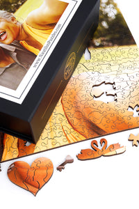 Custom Puzzle - I Love You - Nautilus Puzzles - Wooden Jigsaw Puzzles For Adults