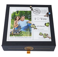 Custom Puzzle - I Love You - Nautilus Puzzles - Wooden Jigsaw Puzzles For Adults