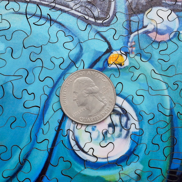 Bug Eyed 200 Piece Wooden Jigsaw Puzzle Nautilus Puzzles