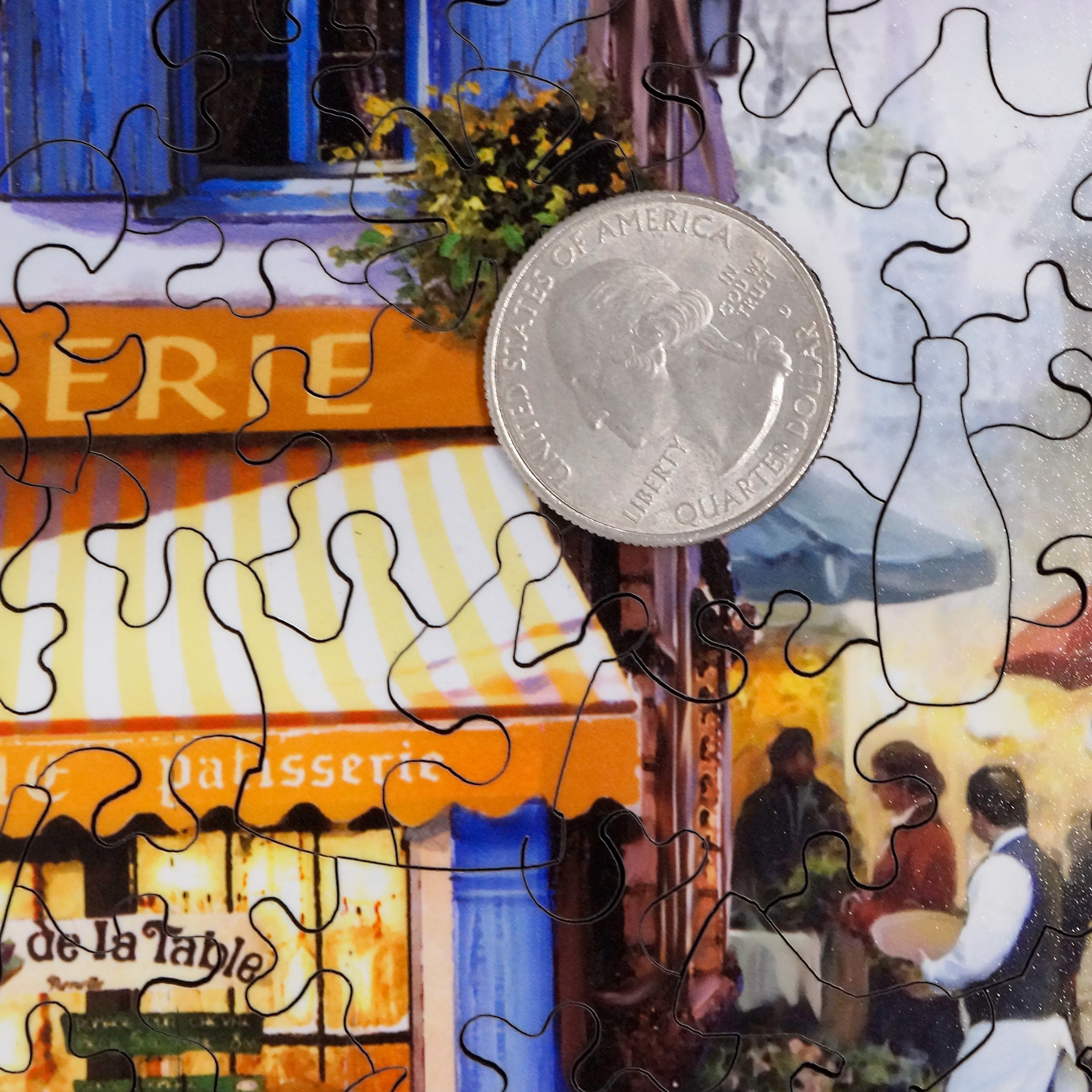 Stave wooden puzzles