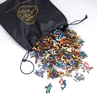 Mosaic wooden jigsaw puzzles