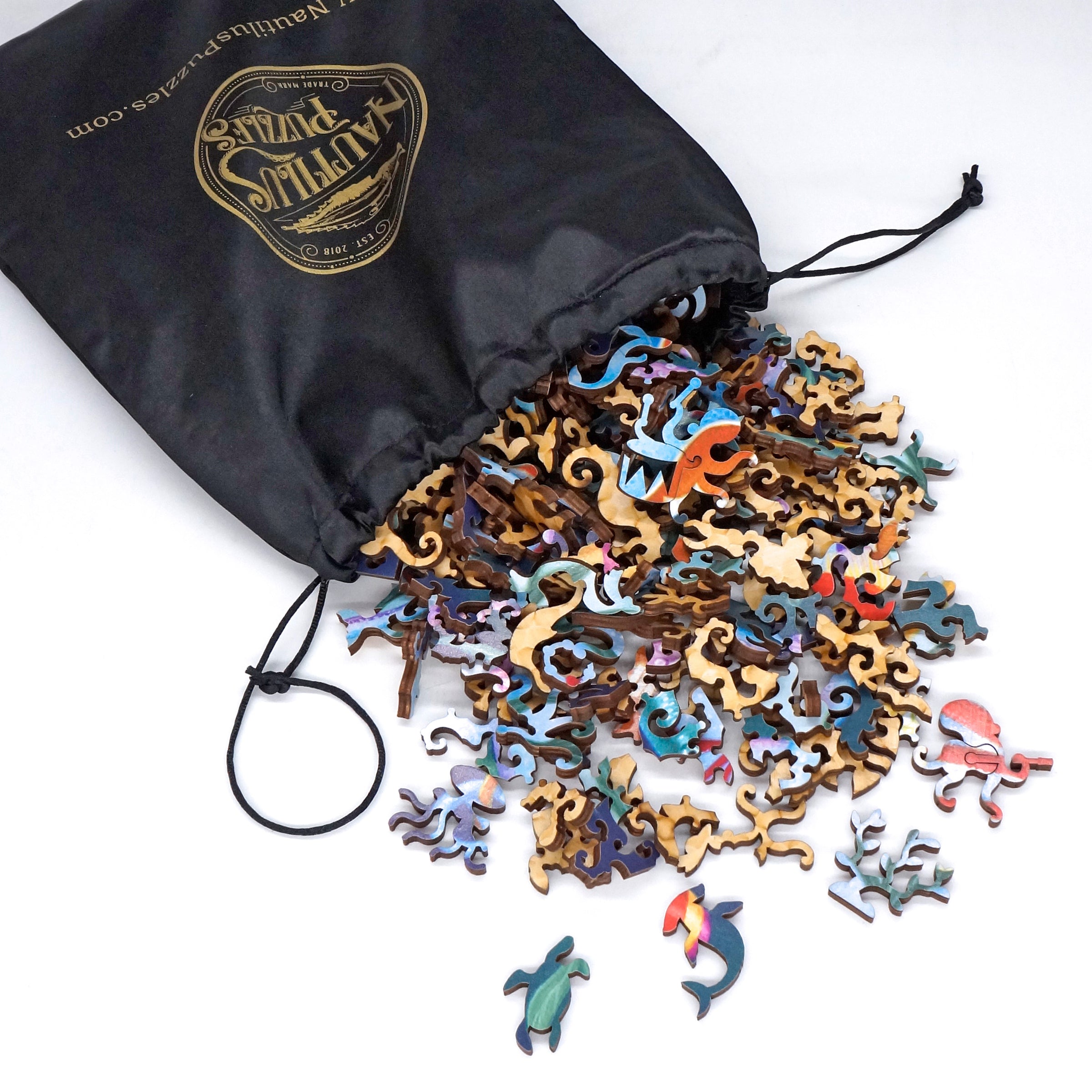 Mosaic wooden jigsaw puzzles