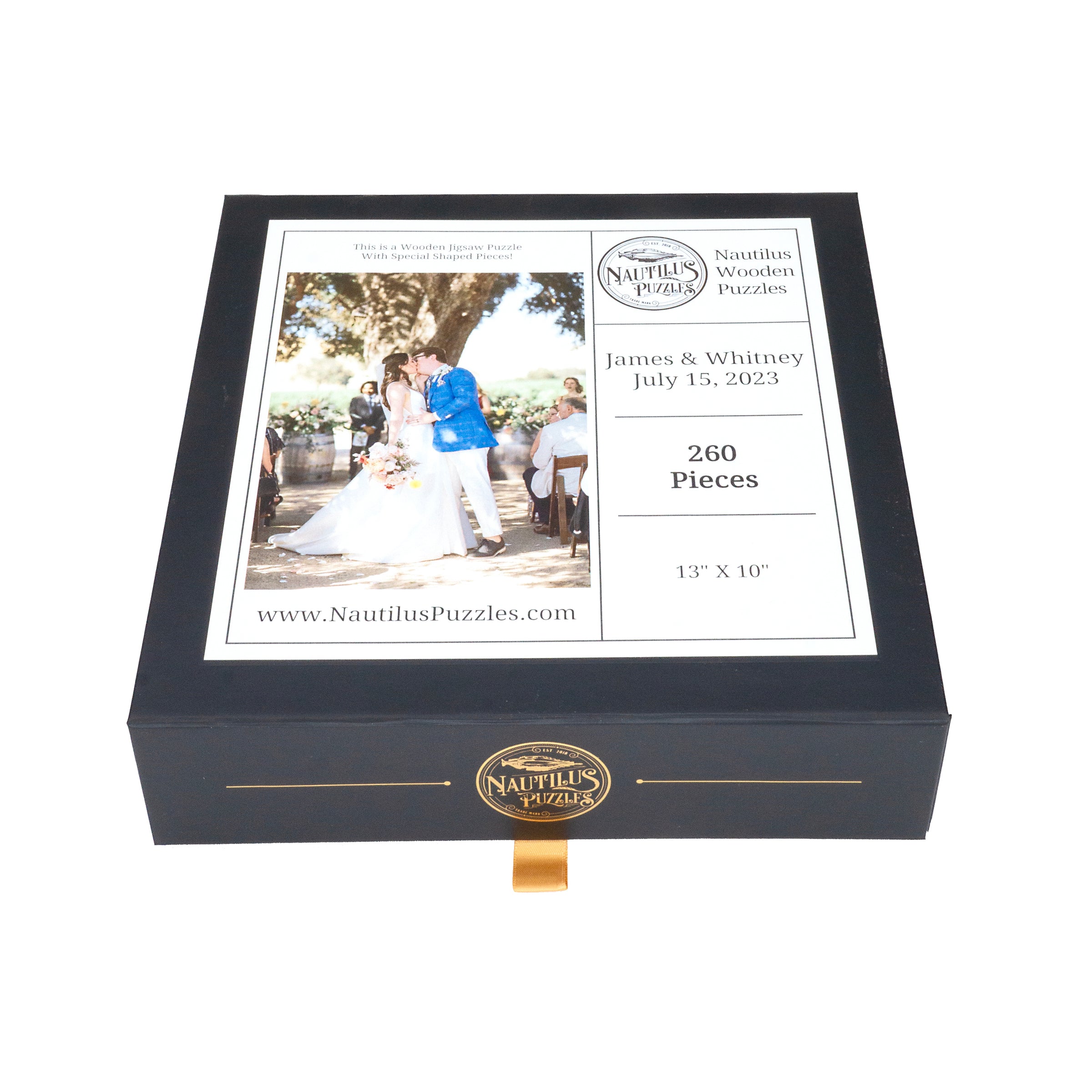 Custom Puzzle - Your Wedding Day - Nautilus Puzzles - Wooden Jigsaw Puzzles For Adults