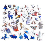 Stave wood jigsaw puzzle