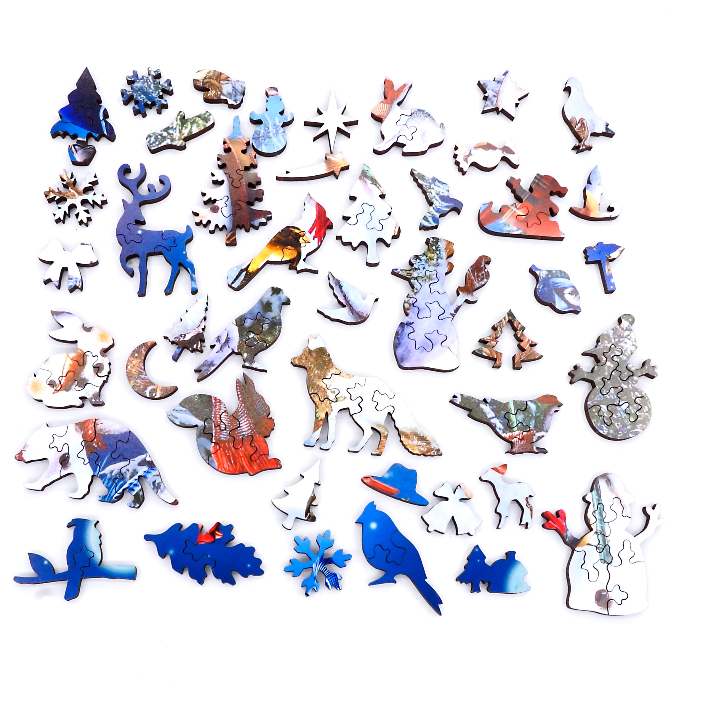 Stave wood jigsaw puzzle