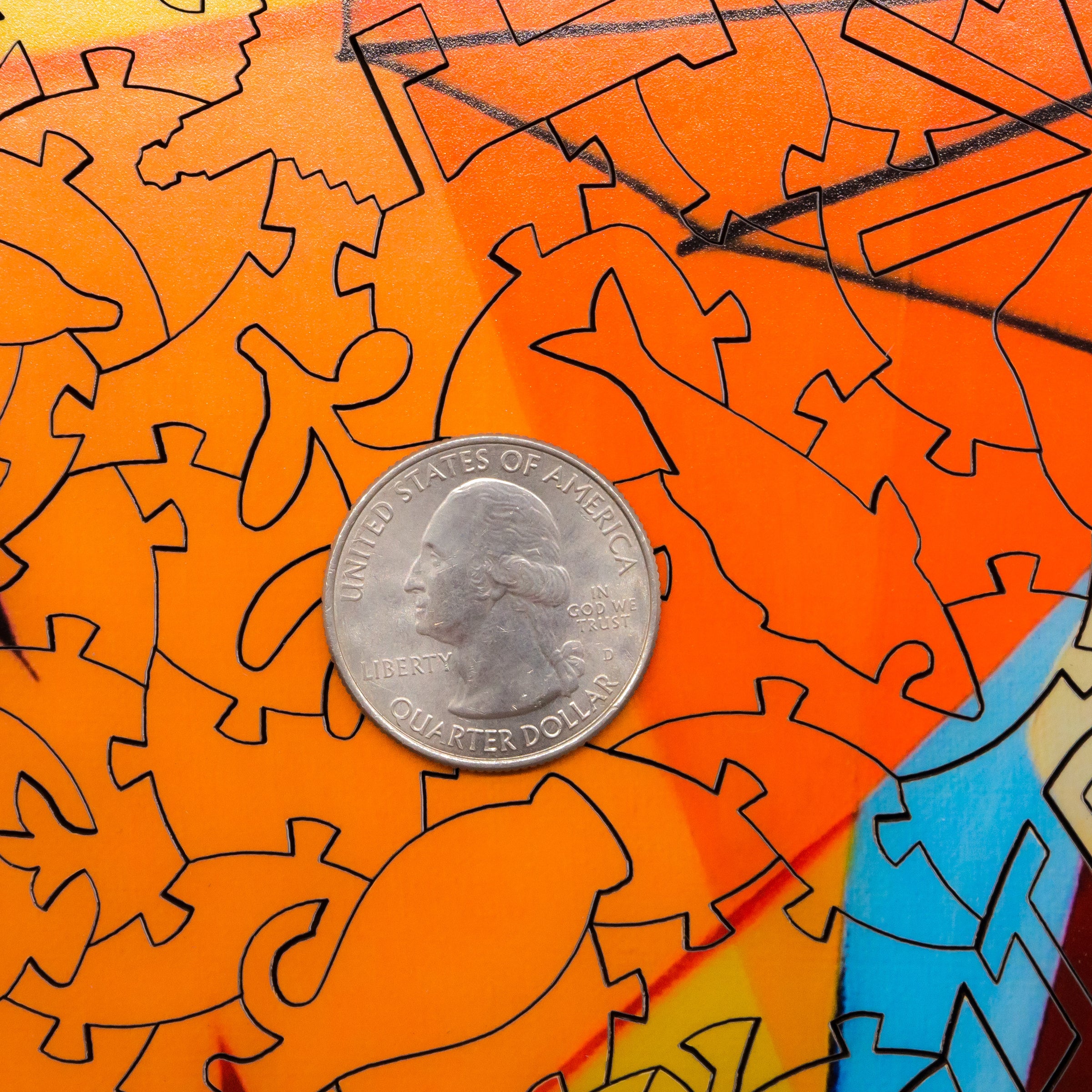 Stave wooden jigsaw puzzle