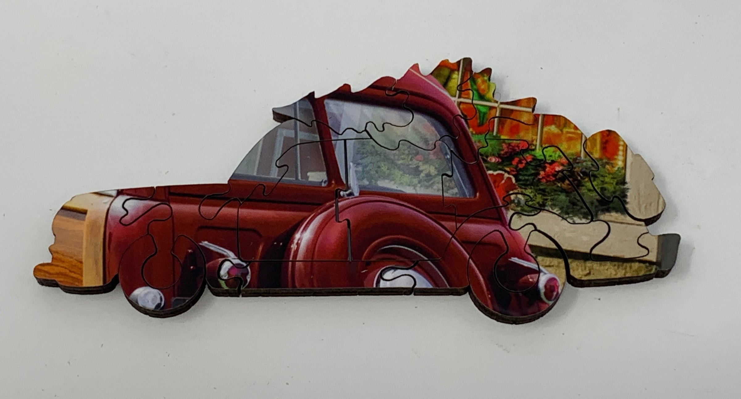 Christmas at the General Store (475 Piece Christmas Wooden Jigsaw Puzzle) - Nautilus Puzzles - Wooden Jigsaw Puzzles For Adults