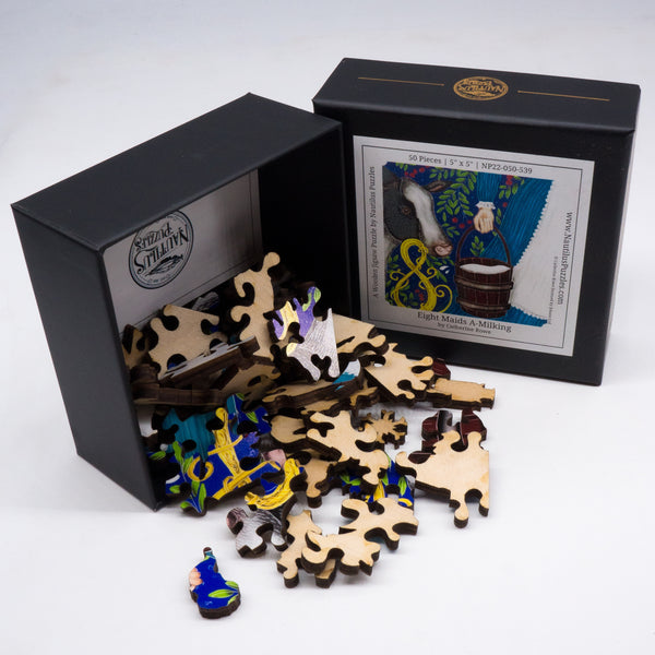 Wooden Jigsaw Pieces 5 Pack