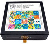 Mosaic wooden puzzles