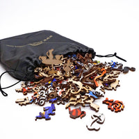 Stave wooden jigsaw puzzle