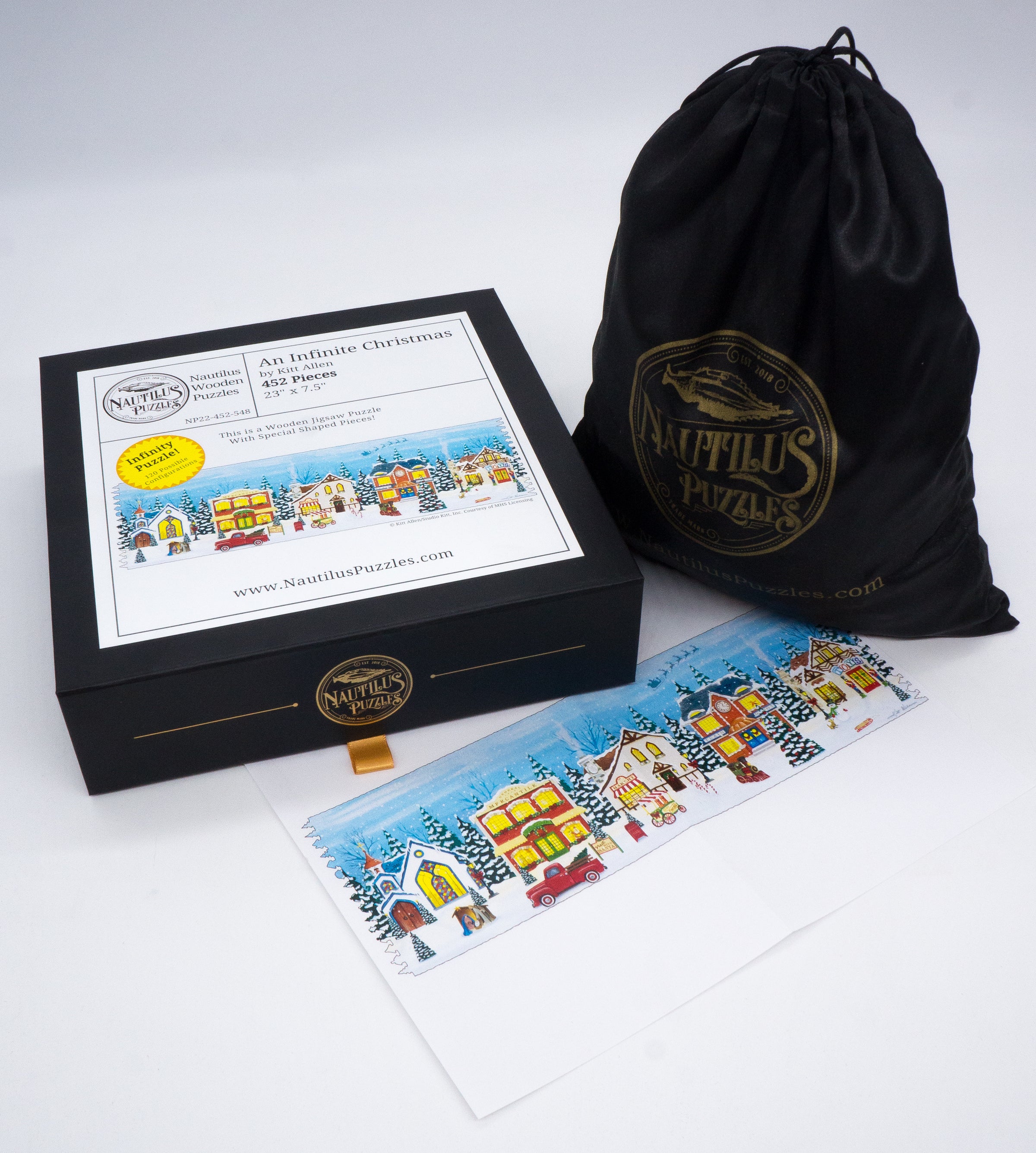 Mosaic wooden puzzles