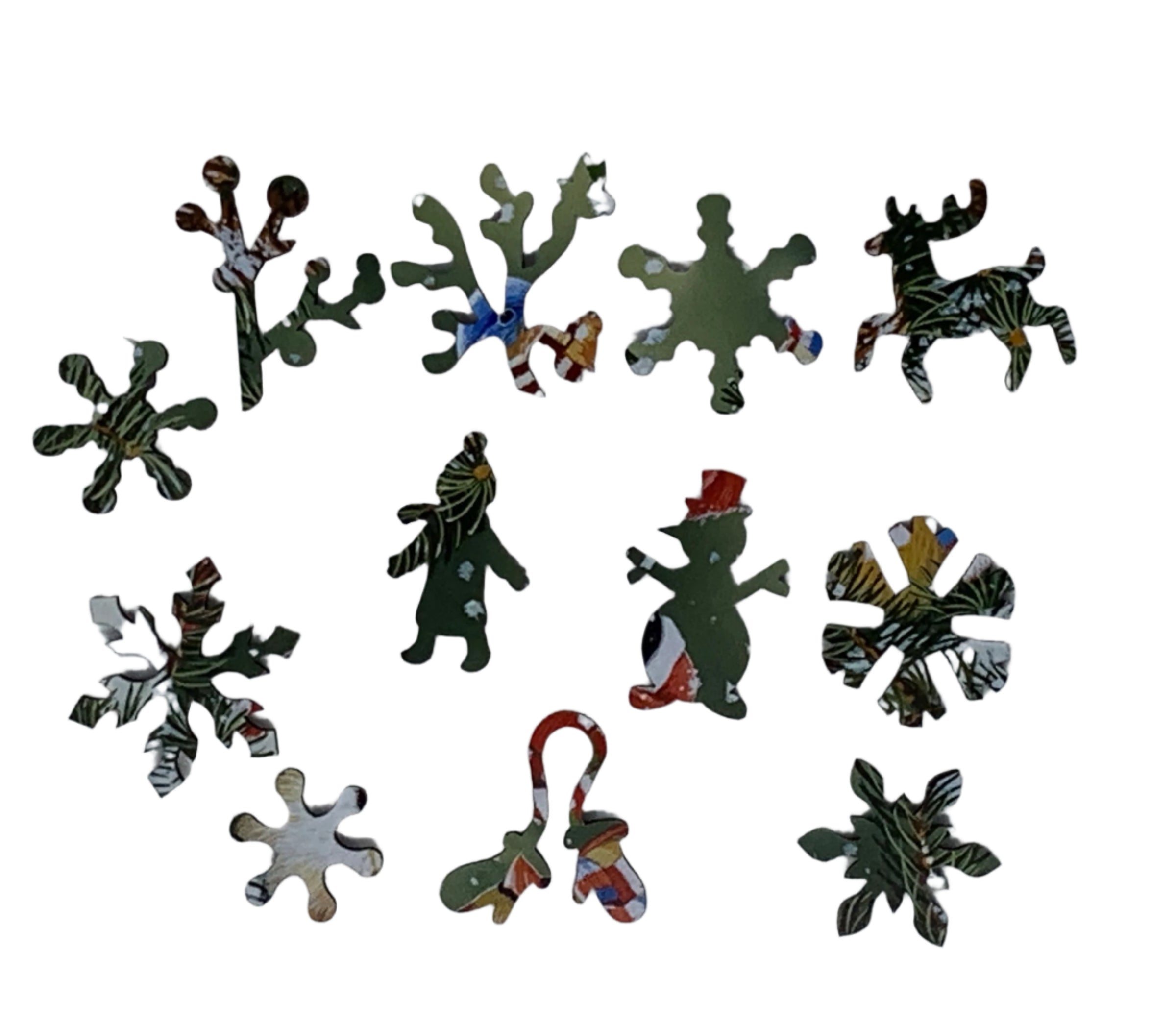 Wrapped Up For Winter (50 Piece Mini Winter Wooden Jigsaw Puzzle) - Nautilus Puzzles - Wooden Jigsaw Puzzles For Adults