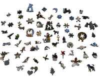 Christmas at the General Store (475 Piece Christmas Wooden Jigsaw Puzzle) - Nautilus Puzzles - Wooden Jigsaw Puzzles For Adults