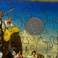 Harvest Scene (50 Piece Mini Autumn Wooden Jigsaw Puzzle) - Nautilus Puzzles - Wooden Jigsaw Puzzles For Adults