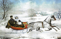 Winter Sleigh Ride (51 Piece Mini Christmas Wooden Jigsaw Puzzle) - Nautilus Puzzles - Wooden Jigsaw Puzzles For Adults