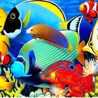 Fish Alive (144 Piece Wooden Jigsaw Puzzle) - Nautilus Puzzles - Wooden Jigsaw Puzzles For Adults