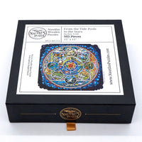 Mosaic wooden puzzles