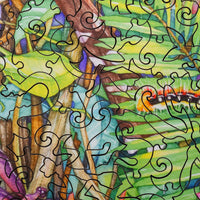 Stave wooden jigsaw puzzles