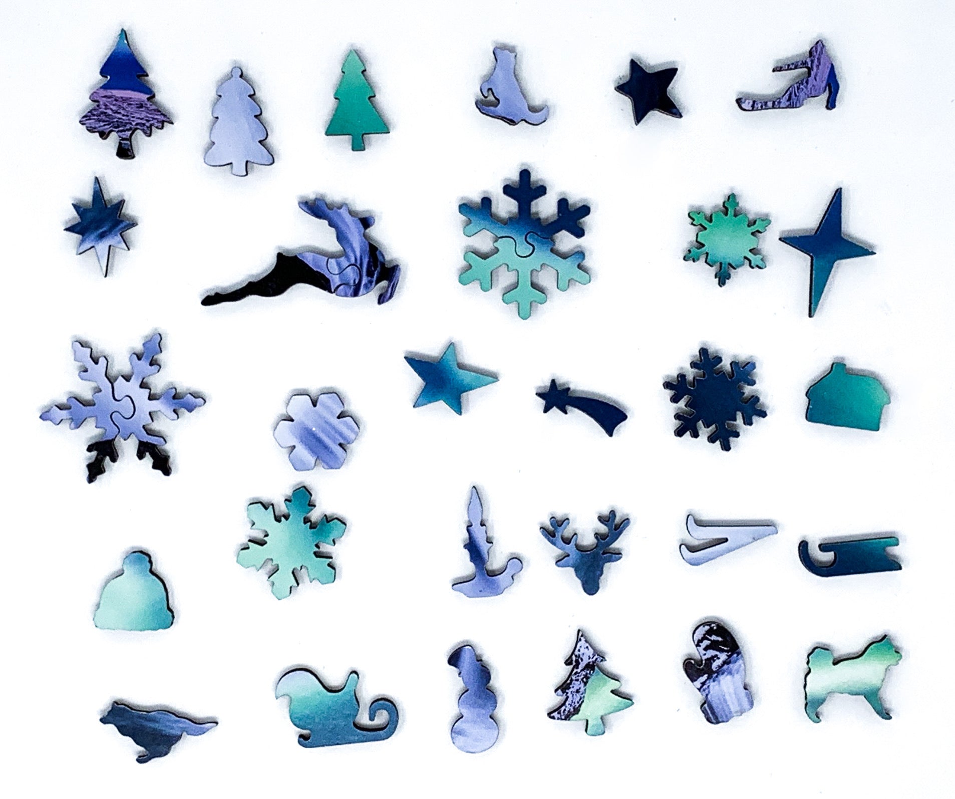 Northern Lights Over Godafoss, Iceland - 200 Piece Wooden Jigsaw Puzzle - Nautilus Puzzles - Wooden Jigsaw Puzzles For Adults