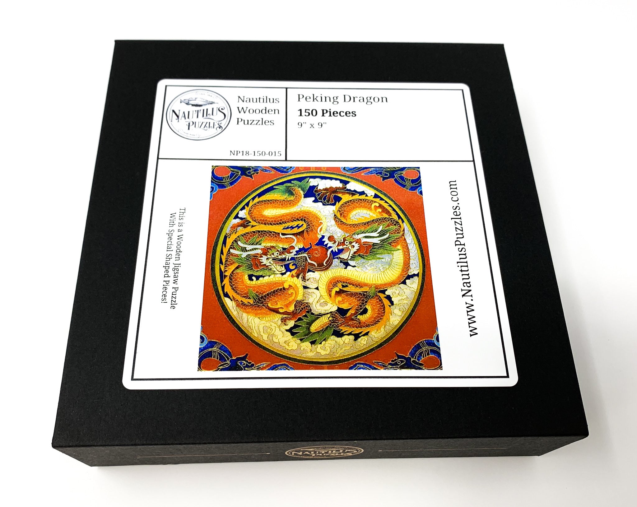 Peking Dragon (150 Piece Wooden Jigsaw Puzzle) - Nautilus Puzzles - Wooden Jigsaw Puzzles For Adults
