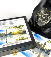 Westminster Sunset, London (350 Piece Wooden Jigsaw Puzzle) - Nautilus Puzzles - Wooden Jigsaw Puzzles For Adults