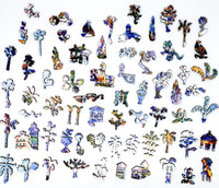 Villas at Bordighera by Claude Monet (464 Piece Wooden Jigsaw Puzzle) - Nautilus Puzzles - Wooden Jigsaw Puzzles For Adults