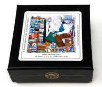 Santa Making Toys (51 Pieces) Mini Wooden Christmas Puzzle - Nautilus Puzzles - Wooden Jigsaw Puzzles For Adults