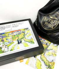 Trip To Auvers by Vincent Van Gogh (302 Pieces) Wooden Jigsaw Puzzle - Nautilus Puzzles - Wooden Jigsaw Puzzles For Adults