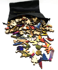 Hot Air Balloons Over Phu Langka, Thailand - 225 Piece Wooden Jigsaw Puzzle - Nautilus Puzzles - Wooden Jigsaw Puzzles For Adults