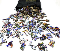 Villas at Bordighera by Claude Monet (464 Piece Wooden Jigsaw Puzzle) - Nautilus Puzzles - Wooden Jigsaw Puzzles For Adults