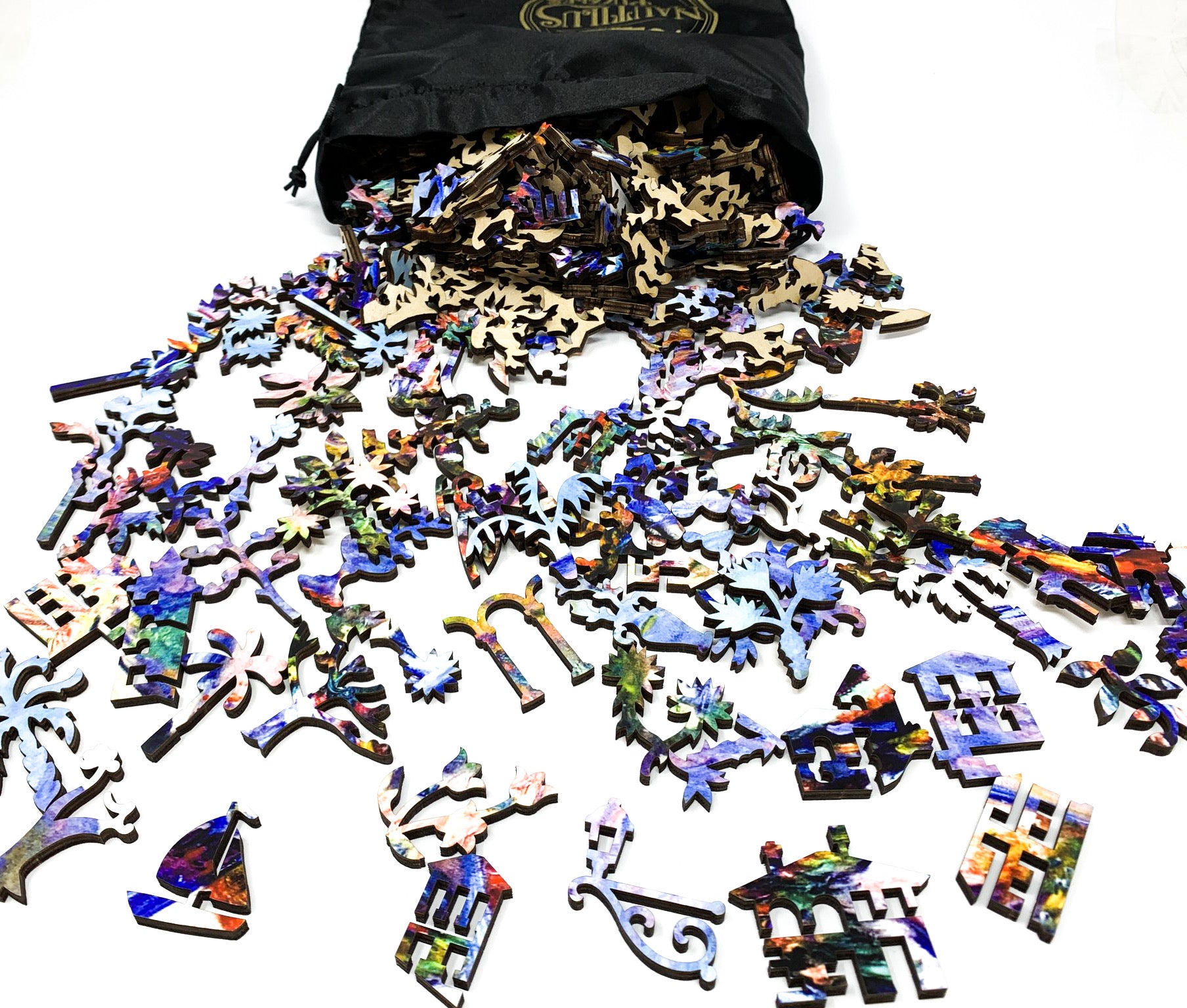 Villas at Bordighera by Claude Monet (464 Piece Wooden Jigsaw Puzzle) - Nautilus Puzzles - Wooden Jigsaw Puzzles For Adults