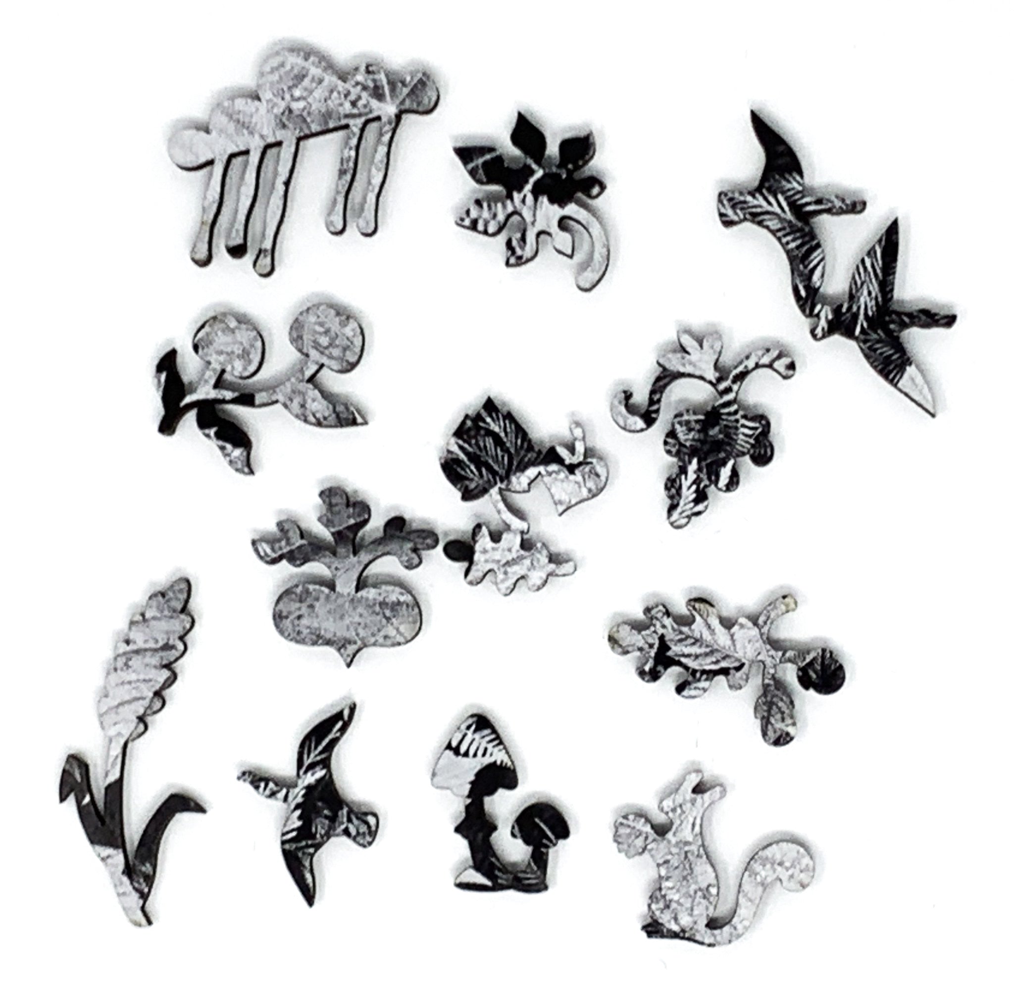 Leaves by Ansel Adams (50 Piece Mini Wooden Jigsaw Puzzle) - Nautilus Puzzles - Wooden Jigsaw Puzzles For Adults