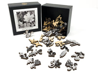 Leaves by Ansel Adams (50 Piece Mini Wooden Jigsaw Puzzle) - Nautilus Puzzles - Wooden Jigsaw Puzzles For Adults