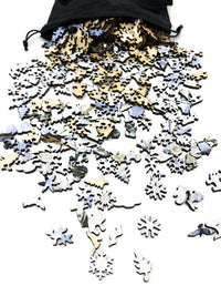 The Magpie by Claude Monet (490 Piece Wooden Jigsaw Puzzle) - Nautilus Puzzles - Wooden Jigsaw Puzzles For Adults