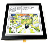 Trip To Auvers by Vincent Van Gogh (302 Pieces) Wooden Jigsaw Puzzle - Nautilus Puzzles - Wooden Jigsaw Puzzles For Adults