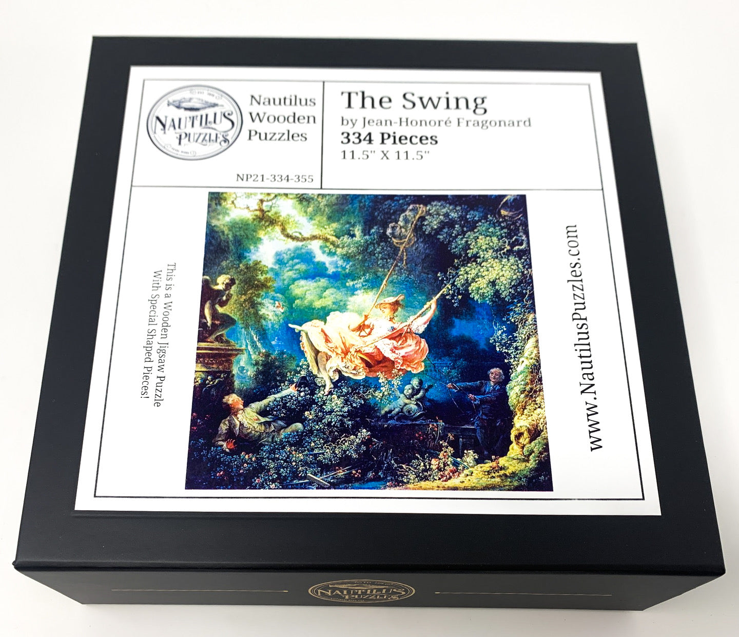 The Swing (355 Piece Wooden Jigsaw Puzzle) - Nautilus Puzzles - Wooden Jigsaw Puzzles For Adults