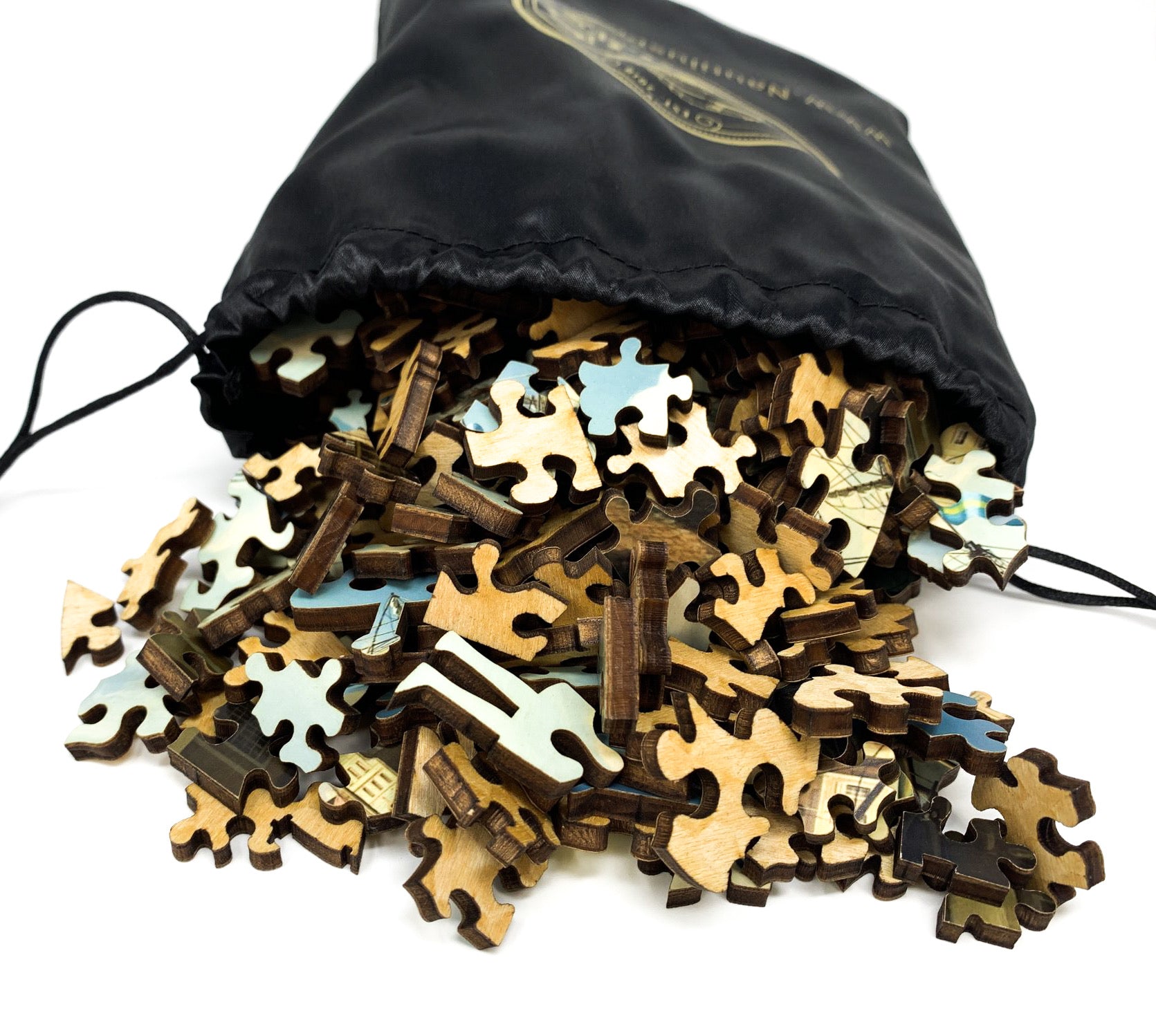 The Vasa In Stockholm Harbor (425 Pieces) by Olga Antonenko, Wooden Jigsaw Puzzle - Nautilus Puzzles - Wooden Jigsaw Puzzles For Adults