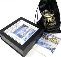 Winter Carriages - 200 Piece Winter Wooden Jigsaw Puzzle - Nautilus Puzzles - Wooden Jigsaw Puzzles For Adults