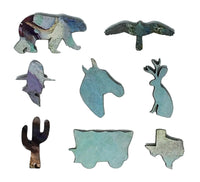 The Trail Foreman, Detail  (181 Pieces) by William Herbert Dunton, Wooden Jigsaw Puzzle - Nautilus Puzzles - Wooden Jigsaw Puzzles For Adults