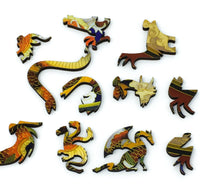 Peking Dragon (150 Piece Wooden Jigsaw Puzzle) - Nautilus Puzzles - Wooden Jigsaw Puzzles For Adults